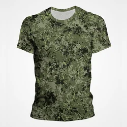 メンズ半袖Tシャツ,3Dプリントされた戦闘服,カジュアルな兵士のトップス,ロシア軍のアーバンウェア,速乾性,兵士