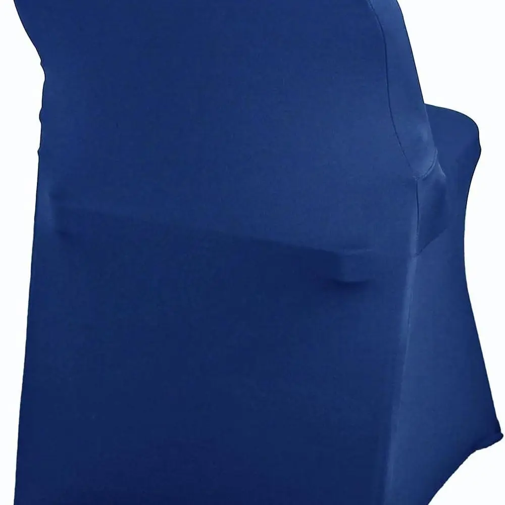 Coprisedie in spandex blu royal (confezione da 50) - Elasticizzato per matrimoni e feste