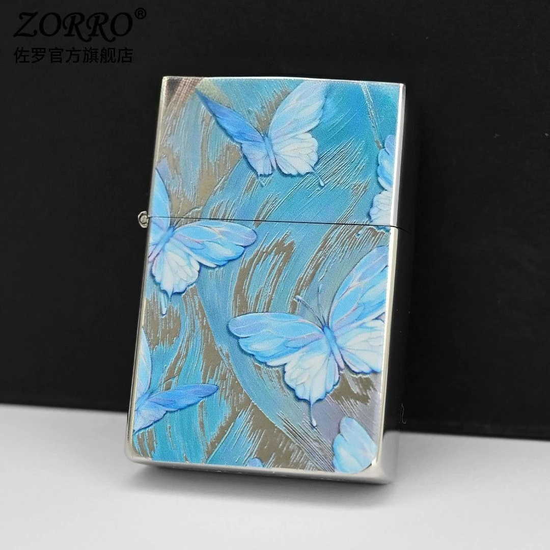 

ZORRO керосиновая ветрозащитная зажигалка с полой бабочкой, креативный фестиваль, красивый подарок для друзей, праздничные подарки