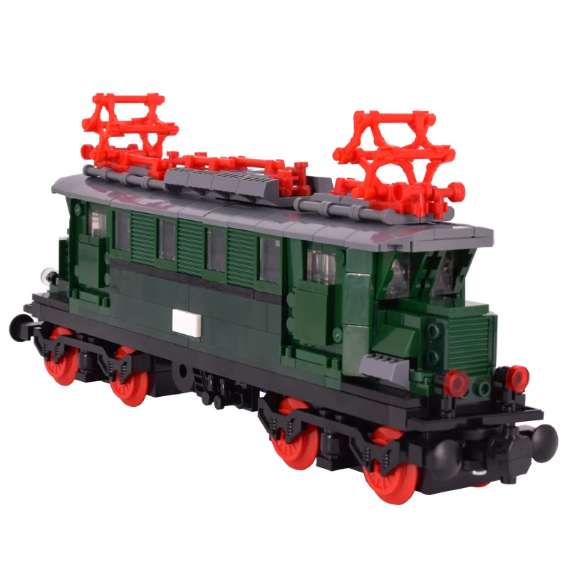 MOC City Creative DR-Baureihe E 44 الناقل قطار السكك الحديدية اللبنات الطوب لتقوم بها بنفسك ألعاب فنية للأطفال الهدايا