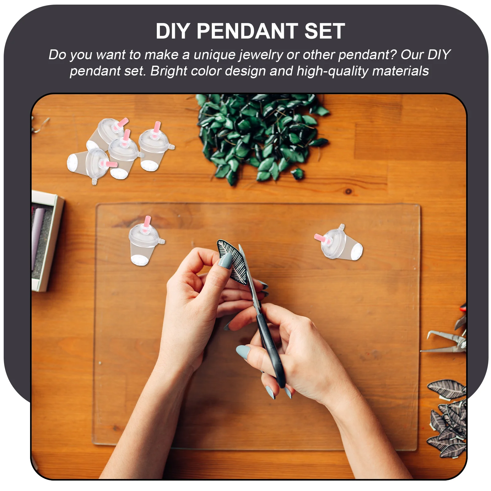 

20 set Mini Milk Tea Cups Diy Crafts Keychain Pendants Jewelry Charms Decor Mini House Cup Ornaments Resin Crafting