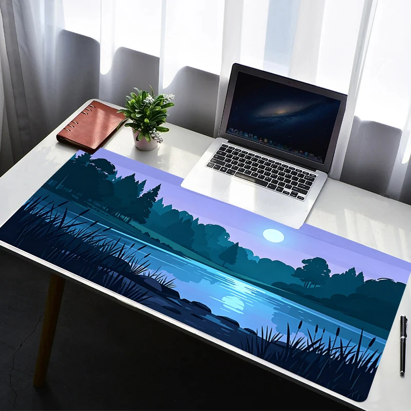 Large Mouse pad sunset glow pc speed For e-sports players 800x300 Laptop Computer Keyboard  desk Mat xxl durable mousepad