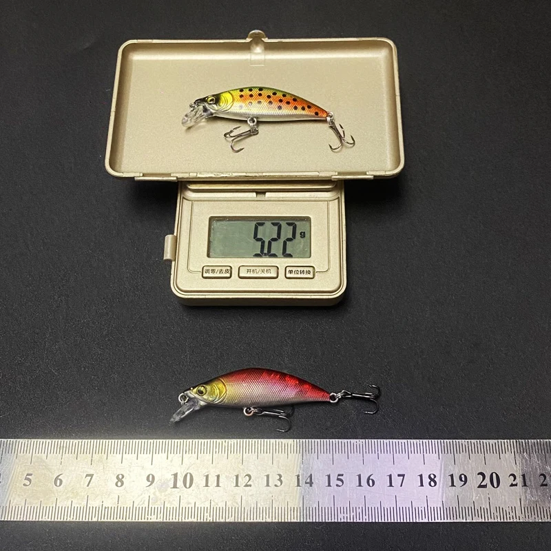 Mini Wobbler hundido – Señuelo artificial para lucio y trucha - imagen 2