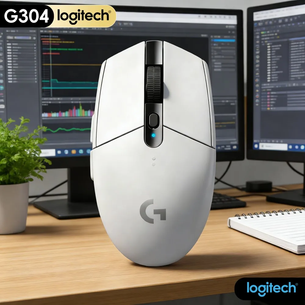 Logitech G304 LIGHTSPEED Wireless Gaming Mouse 2.4G Reduce Input Lag For Game Play And Office Operating Work