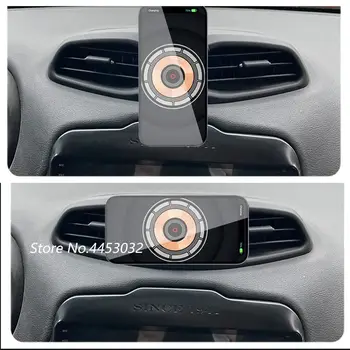 適用於奧迪A3 8V 2014-2020款的15W車用無線充電器手機支架可旋轉磁吸支架快速充電配件 10 最佳銷售 奧迪A3 8V手機支架 - №8