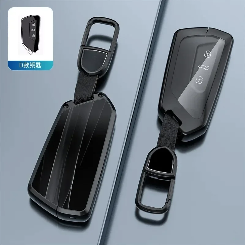 Zinc Alloy Car Key Protection Case Cover for Volkswagen Lavida/Tiguan L/Santana/Polo/T-Cross/Tharu/Bora/Sagitar