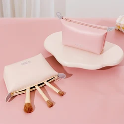 PU Travel Accessories Brushes Make Up Pouch Square Cosmetics Women's Bag Organizer Makeup Kit Storage Small Bags For Women