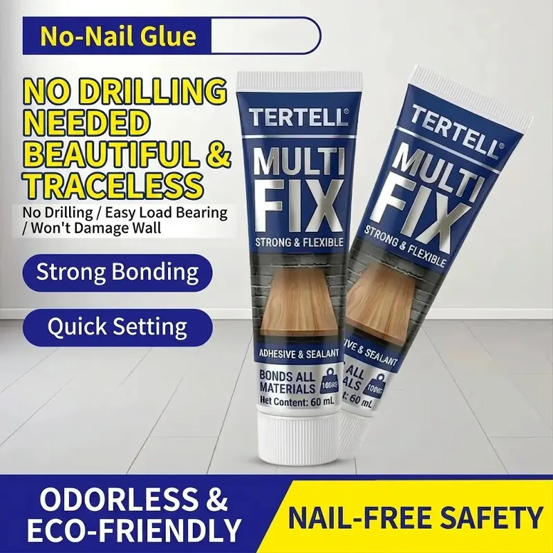 No Drill Nail Free Strong Adhesive Glue High Viscosity Multi Purpose Heavy Duty Waterproof All Surface Repair Glue