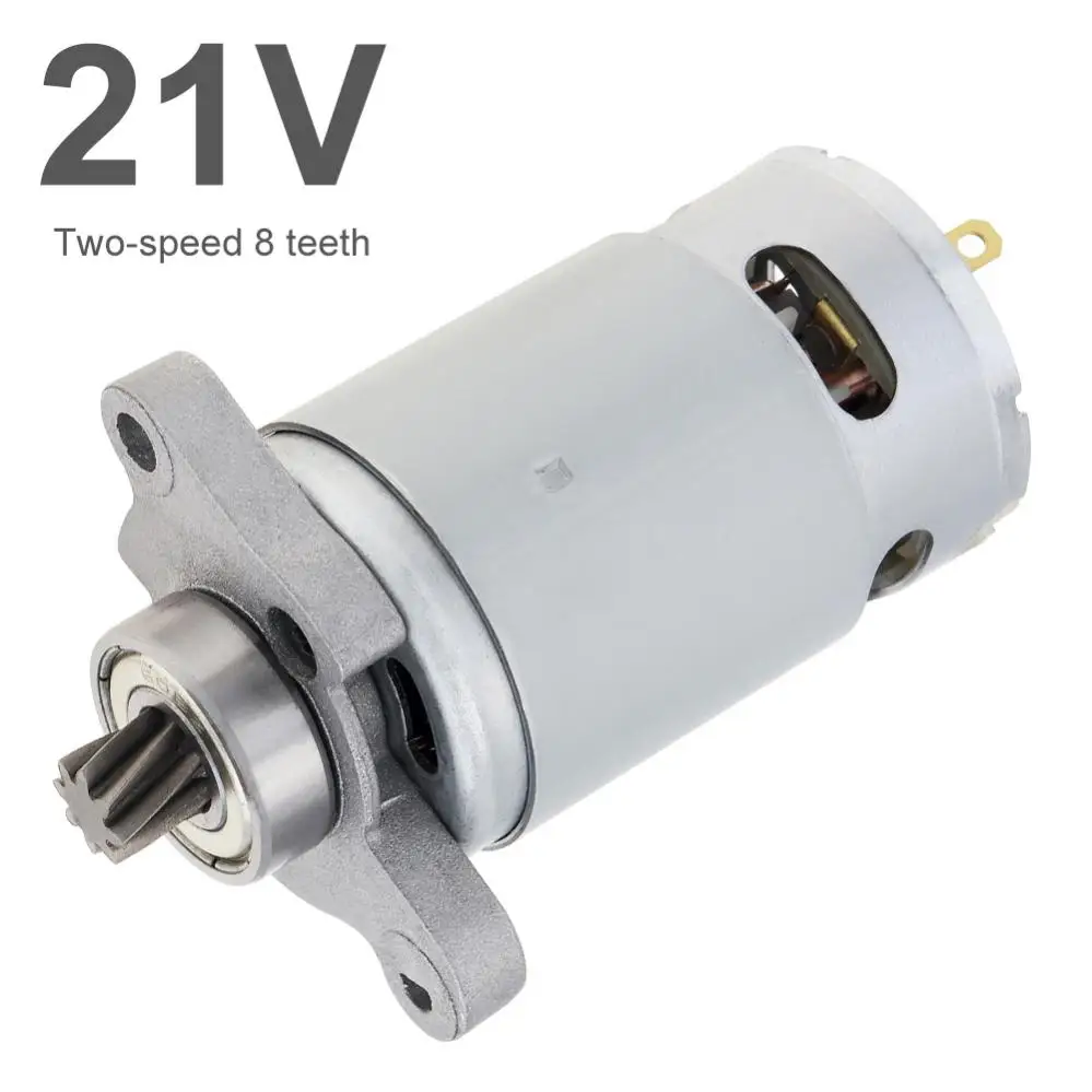 8 Teeth RS550 DC Motor High Power Reciprocating Saw Motor with Helical Teeth Gear for Electric Saber Saw Lithium Electric Saw