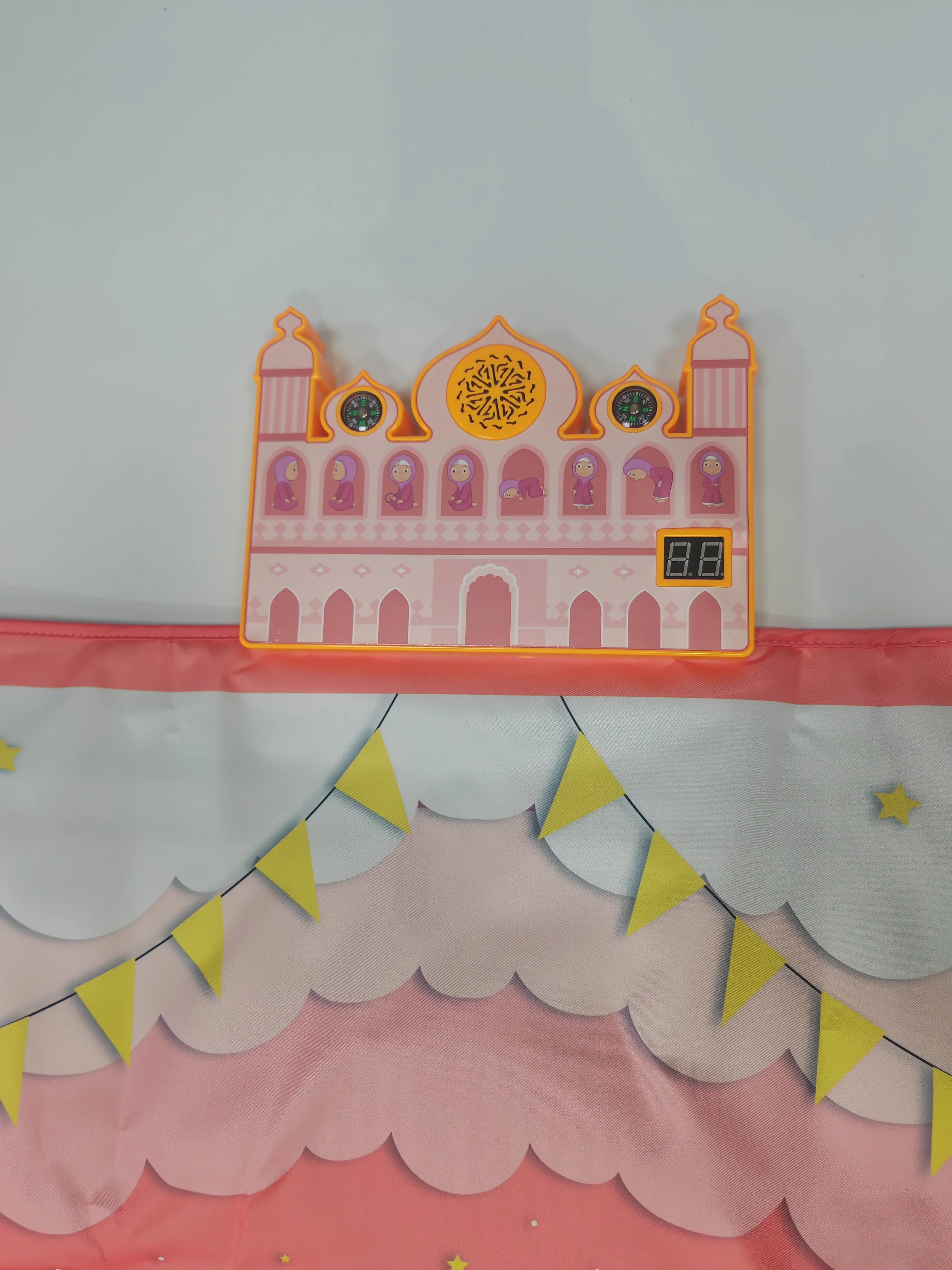 سجادة صلاة تفاعلية إلكترونية ذكية مكونة من 15 لغة فرنسية للأطفال لتعلم ألعاب الأطفال الإسلامية المخصصة