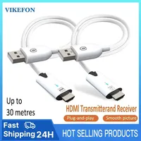 2025 5.8G 1080P 30M Wireless HDMI Video Audio Transmitter Receiver Extender Display Adapter Dongle For Box Monitor Projector PC