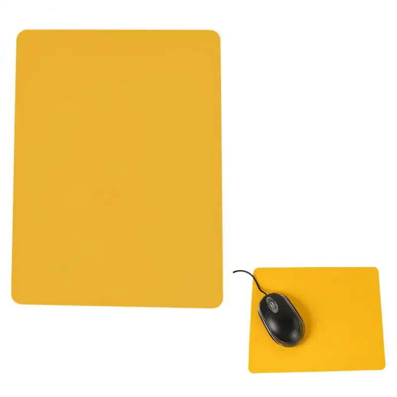 Small PU Mouse Pad Non-Slip Gaming Mat Desktop Leather Waterproof Anti-Scratch Mousepad For Computer PC Laptop Accessories