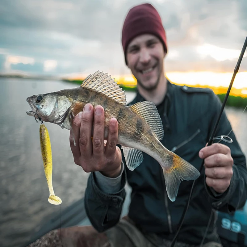 100-10PCS Soft Lure 3D Jig Head Hook Artificial Bait Swimbait DIY Carp Baits Wobblers Fish Fly Tying Ocean Lake Fishing Tackle