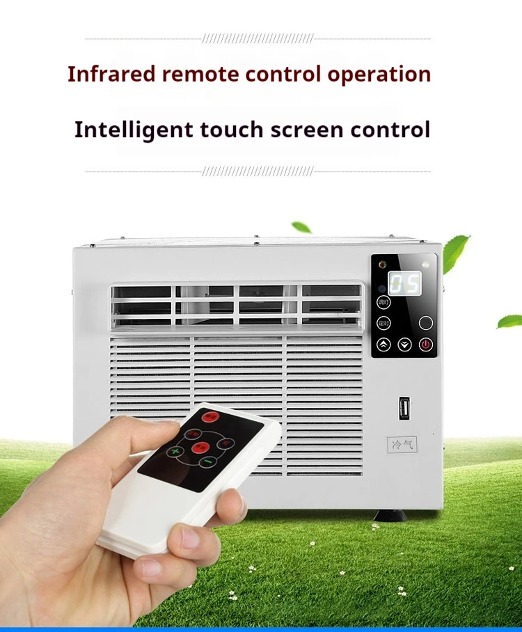 1100W 2500BTU Portable Small Air Conditioner APP Control dehumidification Led Display Mini Cooling Remote Control for 4m² Space