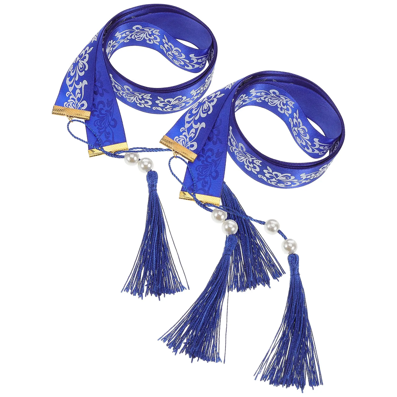 

1Pair Traditional Chinese Hair Tie Hanfu Hair Accessories with Elegant Tassel Design for Daily Wear Stage Performance Cosplay