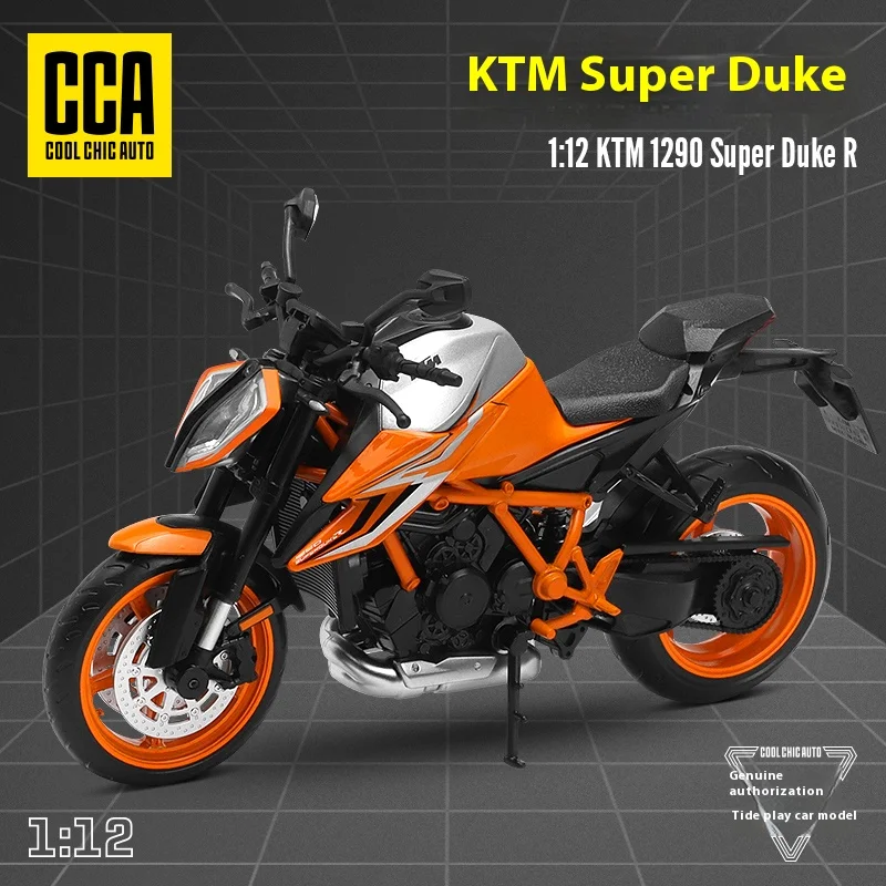 

CCA 1/12 KTM 1290 Super Duke R 2022, литая игрушечная модель мотоцикла-12, миниатюрная коллекция спортивных гонок, подарок для ребенка