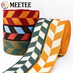 1/2/3/5M 2mm Thick 38mm Polyester Jacquard Webbing Bag Strap Canvas Ribbons Belt Binding Tapes DIY Shoes Hats Sewing Accessories