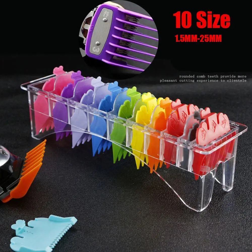 Men Hair Clipper Limit Comb Guide Trimmer Guards Attachment 3-25mm Salon Pro Universal Hairdressing Tools расческа для волос