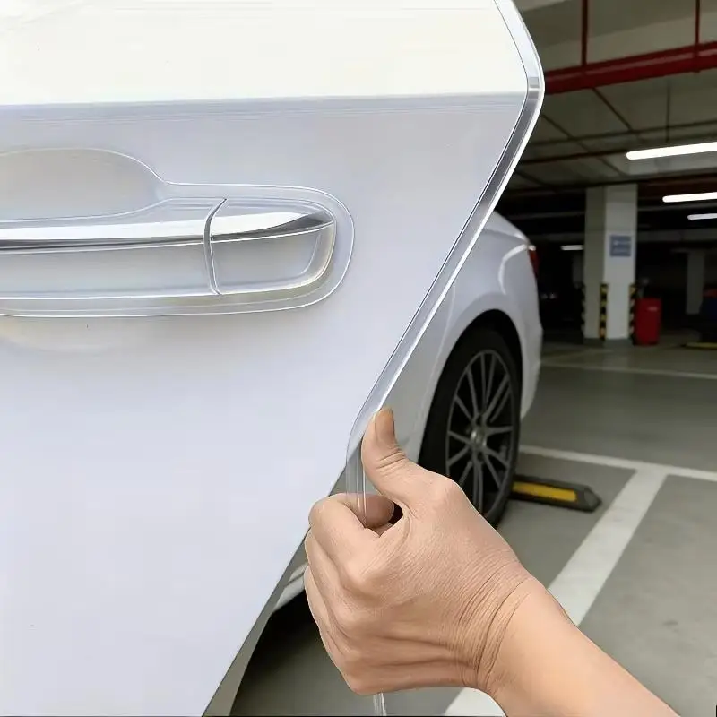 Transparent PVC Car Door Edge Protector Anti-Scratch Anti-Collision No Residue Guard Fit for Sedan SUV Hatchback