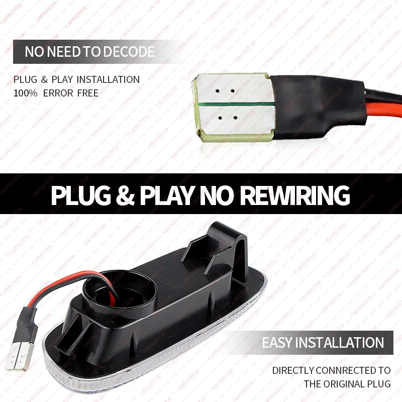 2 قطعة LED ديناميكية متتابعة الجانب ماركر ضوء LED بدوره إشارة لسوبارو امبريزا GC كوبيه GF عربة جنرال موتورز سيدان 1993-2001 84401FA050