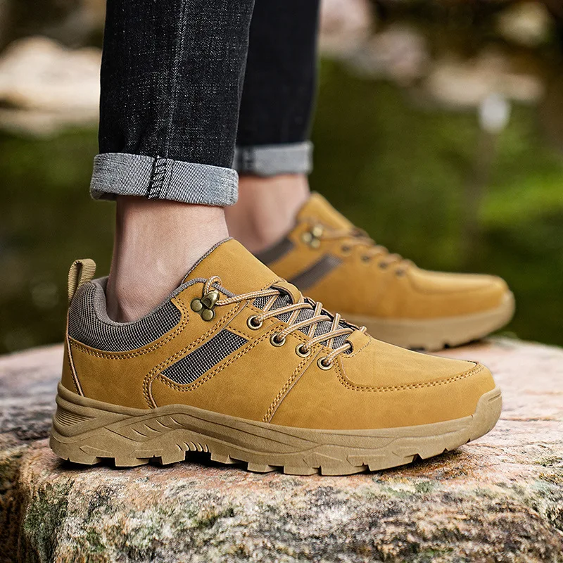 

Mens Big Size Outdoor Hiking Shoes Casual Fashion Sports Sneakers for Trekking and Mountain Climbing