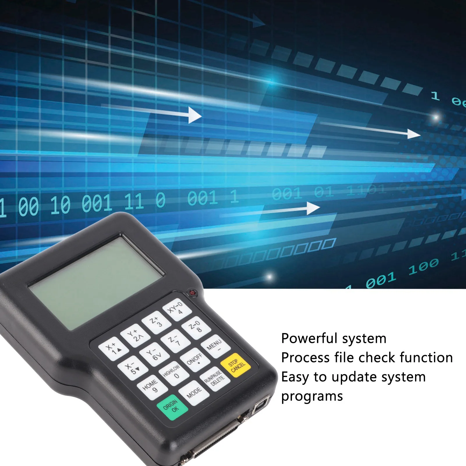 Controller per macchina per incidere Il controllo manuale remoto CNC a 3 assi supporta il controller per macchina per incidere CNC ad alta microstepping