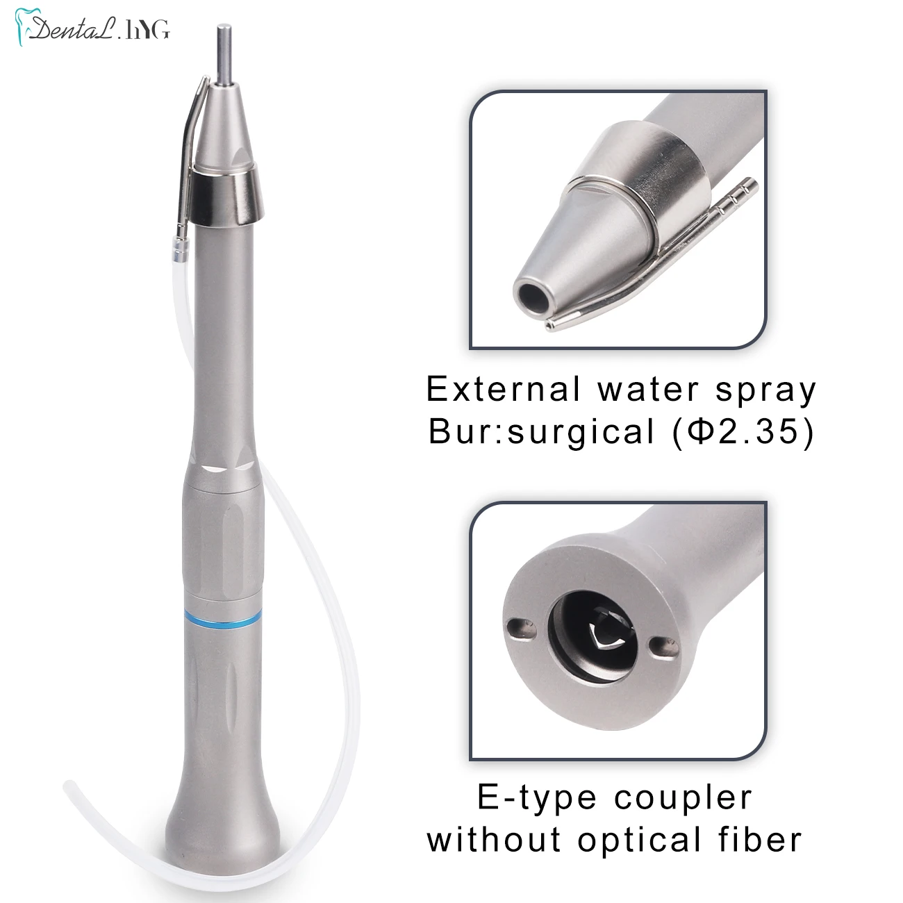 Dental Low Speed Handpiece Micro Surgery Surgical Saw Straight Handpiece 1:1 Osteotomy Straight Handpiece Dentist Equipment