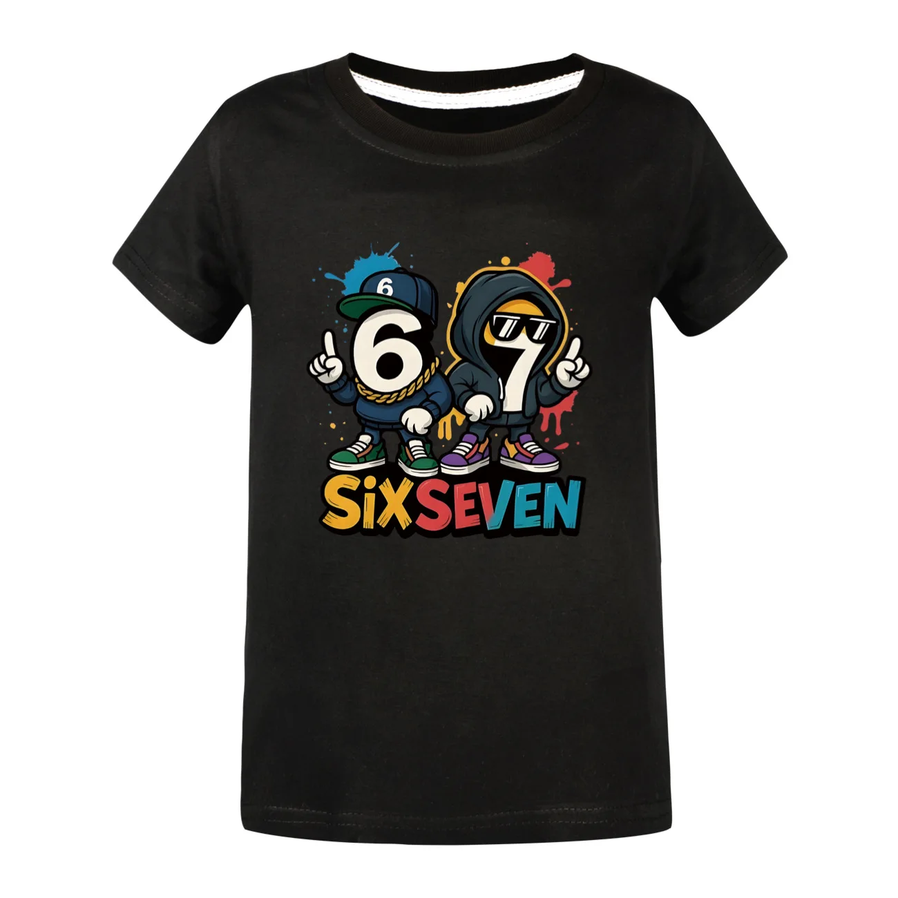 

67 Six Seven Funny Italian Brainrot Meme Fashion Kids COTTON Clothes Summer Girls Short Sleeve Tops Cartoon Boys Cute T-Shirt