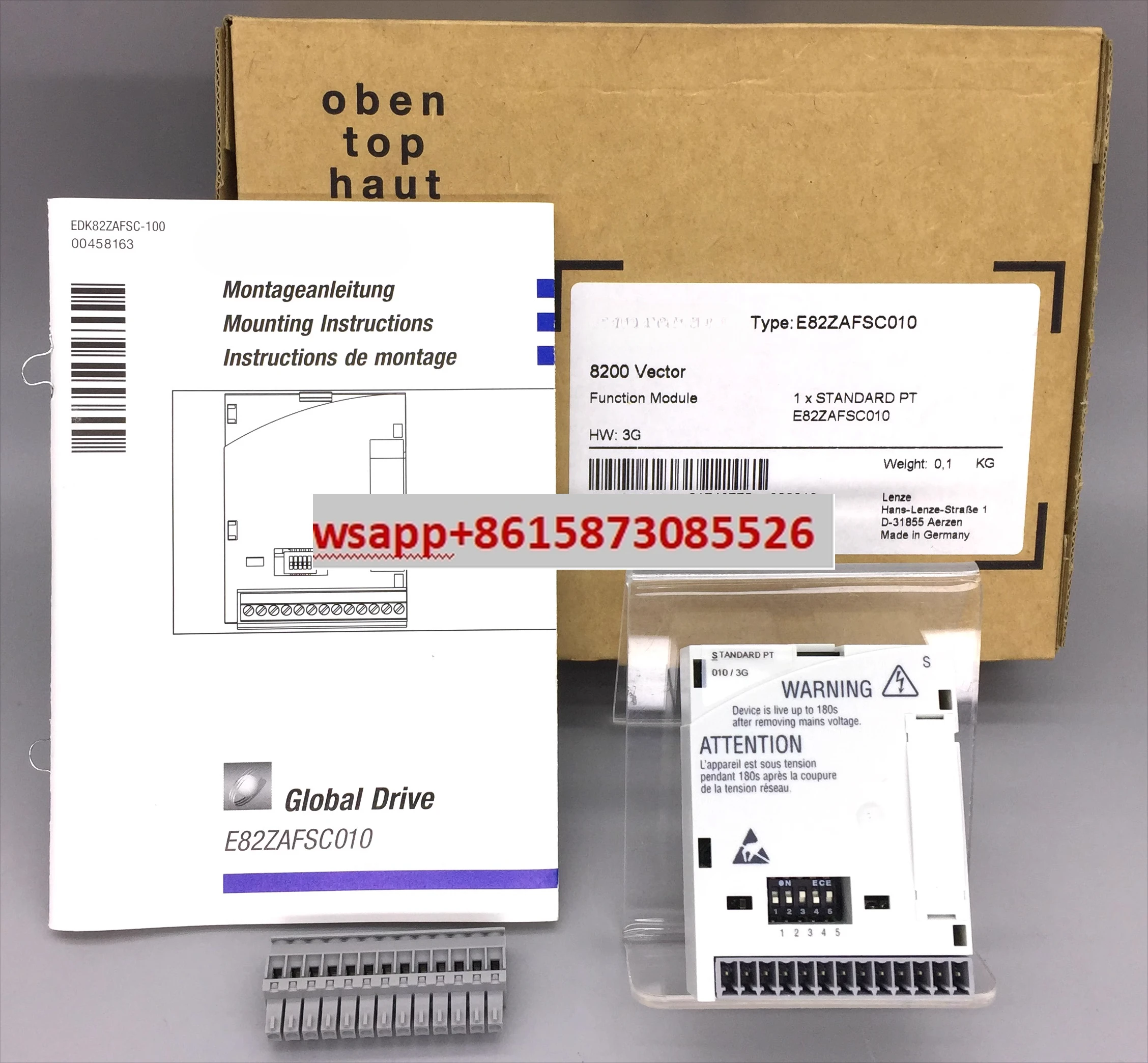 العلامة التجارية الجديدة الأصلية Lenz 8200 IO وحدة E82ZAFS C100 E82ZAFS C001 E82ZAFS C010 #2