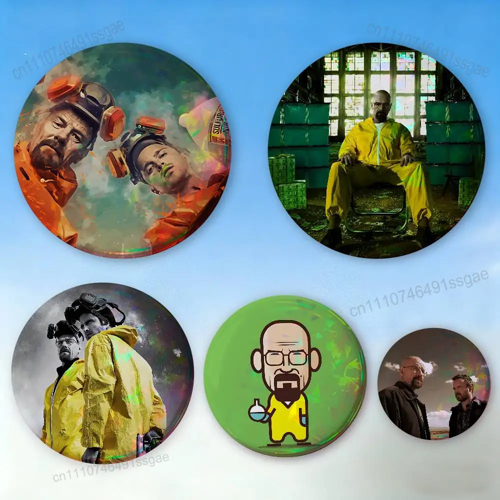 B-Breaking Bad TV Badge Pins For Friend, Backpack, Clothing, Collectible Accessories, Jewelry Gift