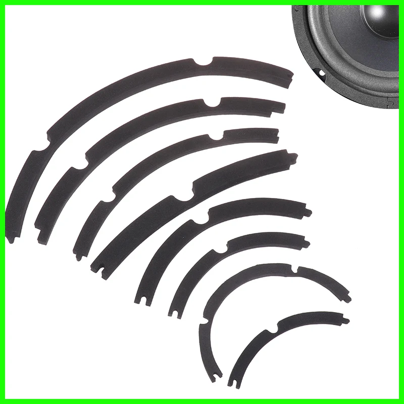 

1 Set Rubber Speaker Repair Parts Foam Edge Rings Horn Press Edge Gasket Speaker Surround Repair Foam Woofer Edge