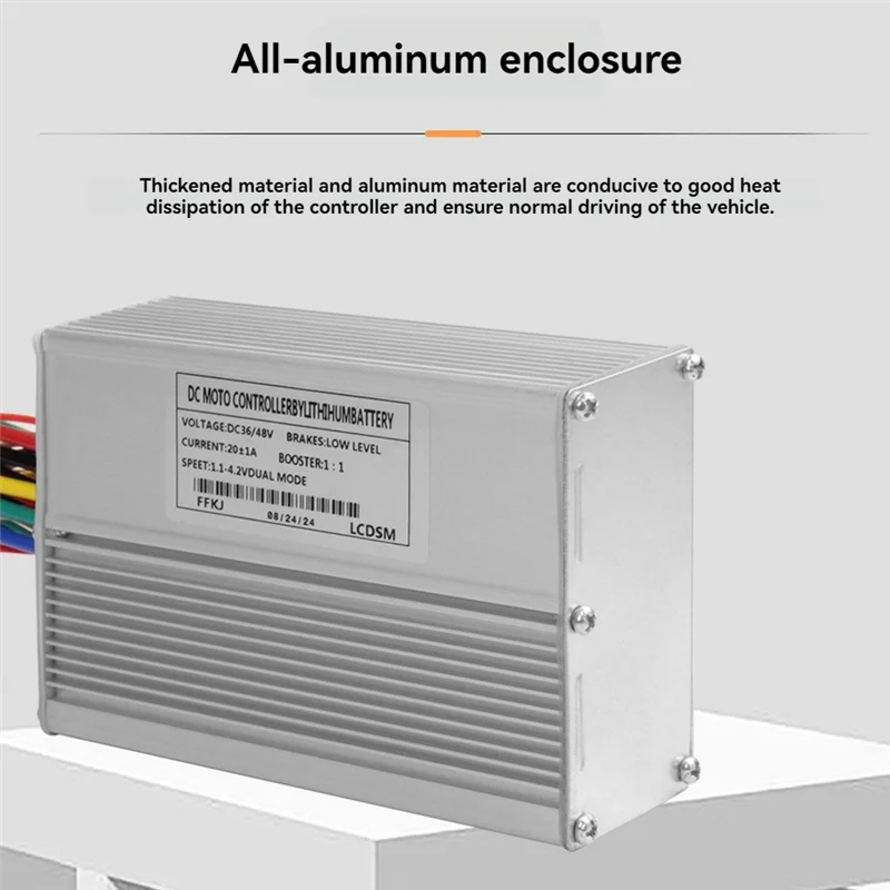 S-100 Electric Bike LCD Display Dashboard SM5+2PIN +20A 36V/48V Sine Wave Controller For Mountain Bike Modification Kit-N34R