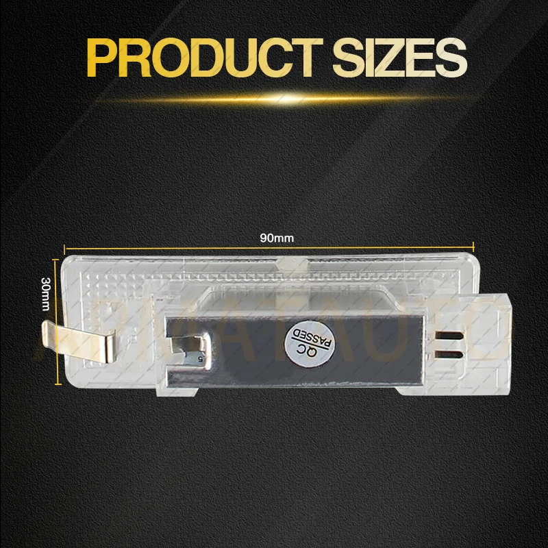 Car Trunk Luggage Compartment Light White bulb Error Free Interior Lamp For VW Golf Scirocco Touran Jetta CC B6 B7 Sharan Caddy