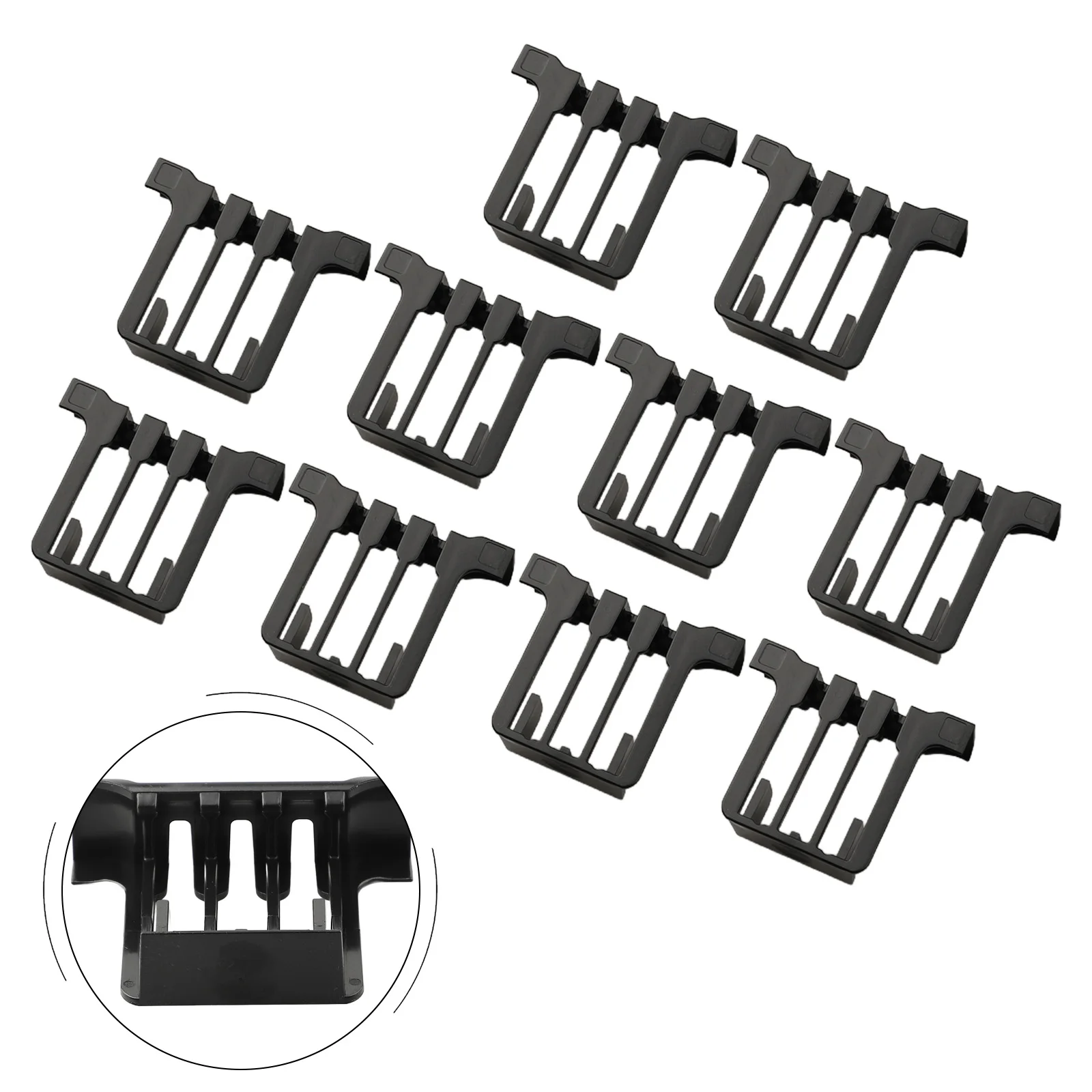 10 قطعة الطاقة الشمسية استنزاف المياه تحويل كليب لوحة طاقة شمسية استنزاف المياه تنظيف مقاطع ل 30/33/35/40 مللي متر الطين الضوئي إزالة #2