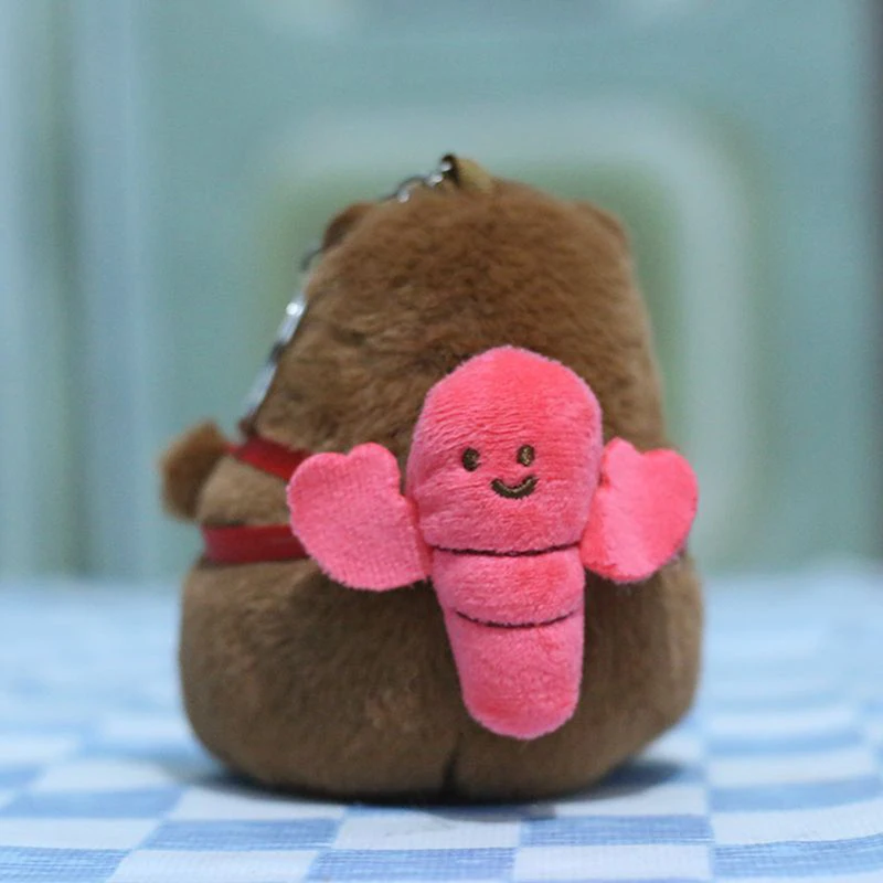 New Capybara Pendant Plush Toy Capybara Doll Bag Pendant Keychain Doll Toy Gifts