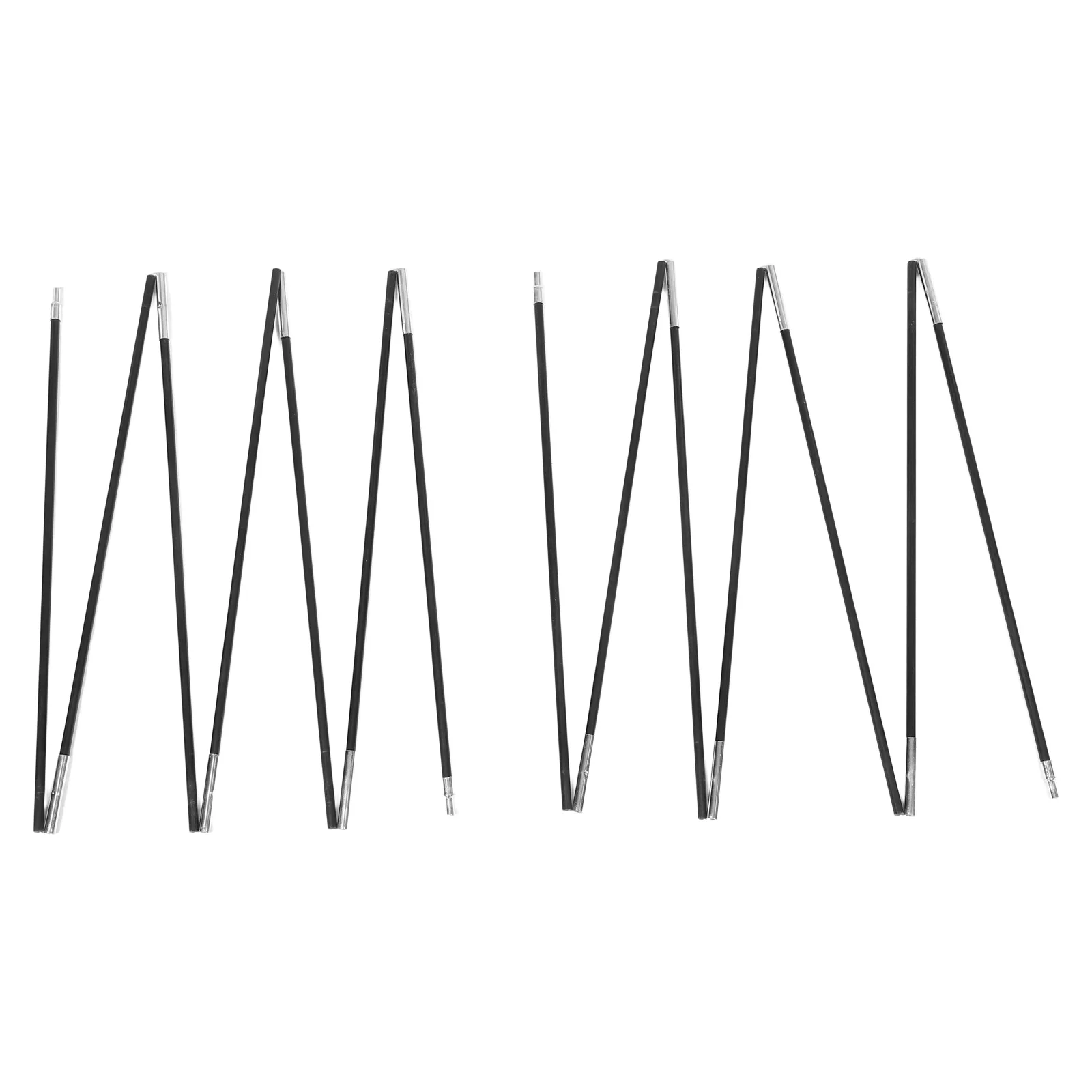 

2 pcs Outdoor Tent Pole Lightweight Glass Fiber Replacement For Beach Canopy Camping Shelter Support Rod Wind Resistant Sturdy