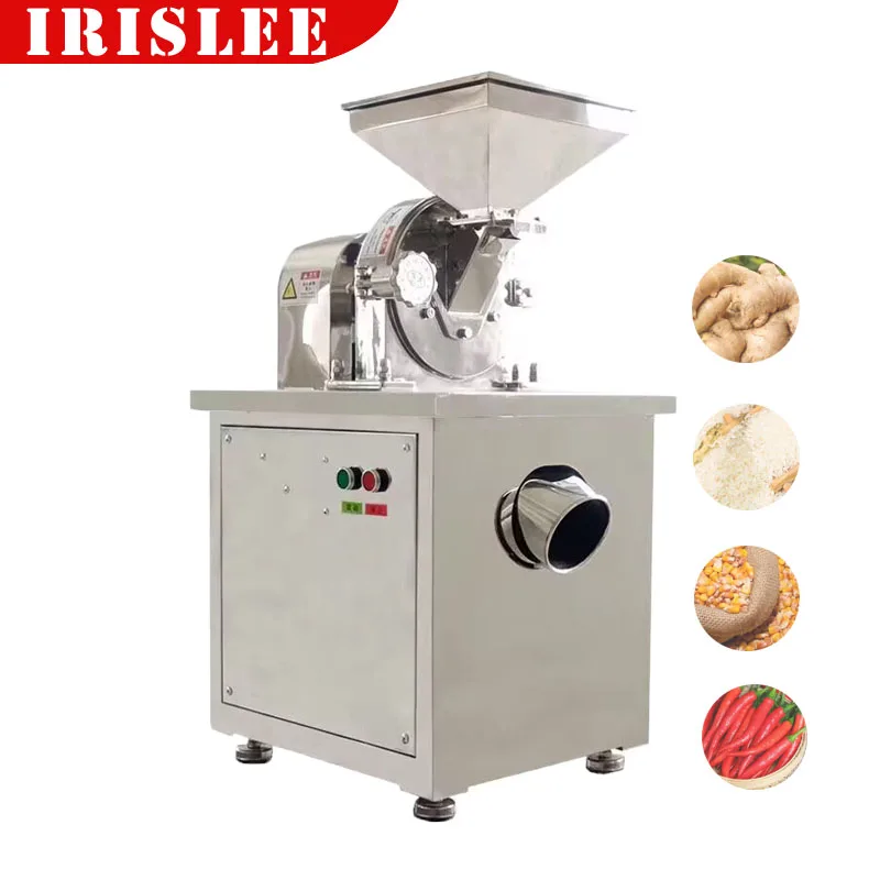 Large Capacity Grinder Machine Grinding Mill For Dry Fruit Spices Sugar Seed Salt Chili Herb Pepper Moringa Leaf Powder