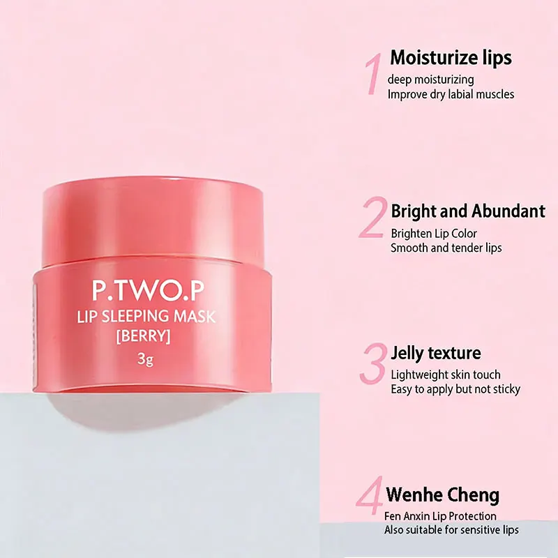 Jelly Lip Balm Fruite Fragrance Moisturizing Lip Gloss Mask Base Makeup Fades Lips Lines Anti-Cracking For Lip Care Lipstick