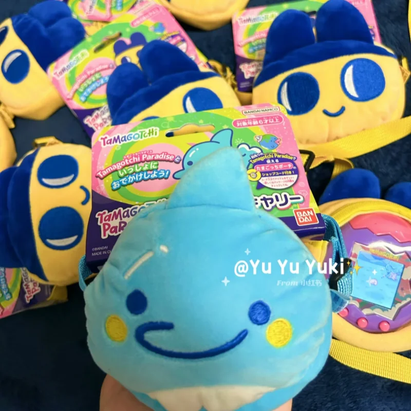 Bandai Tamagotchi Mametchi Meowtchi Plush Toy Electronic Pet Machine Paradise Uni Meets Storage Bag Cute Pendant Xmas Gift Toys