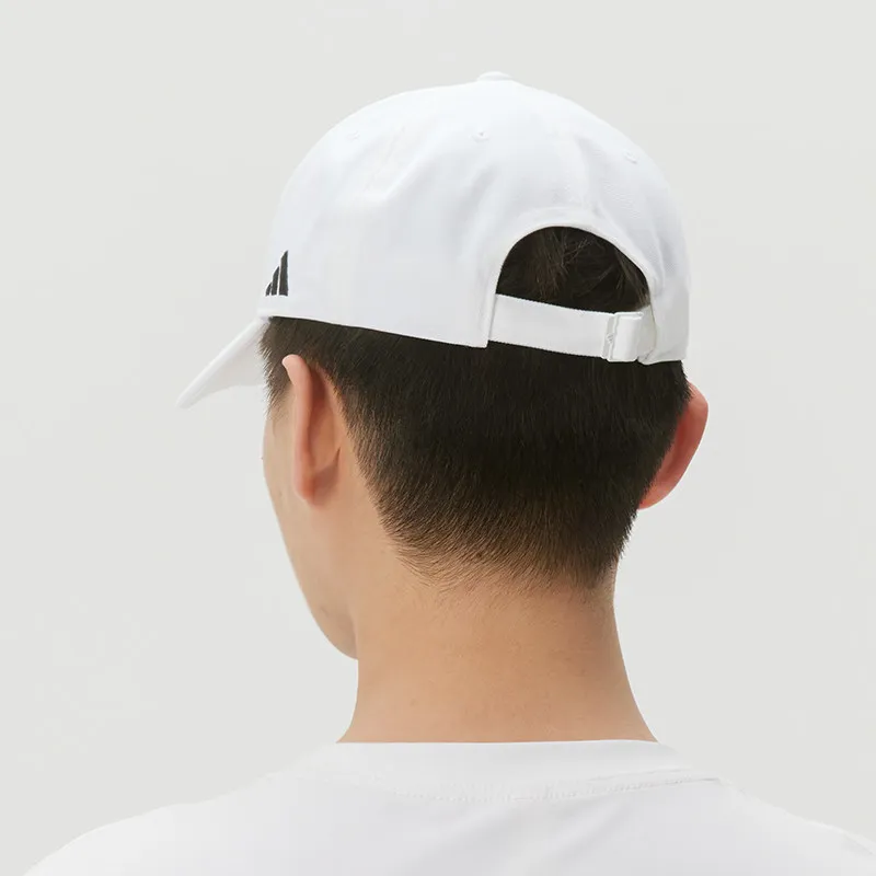 Hot 2026 Adidas Baseball Cap KC6705 One Size Fits Most Adjustable Casual Sports Sun Hat White Unisex Outdoor Travel Baseball Hat