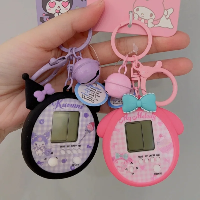 Sanrio tamagotchi uni capa protetora inteligente capa de silicone kuromi minha melodia cinnamoroll pingente de desenho animado presentes de