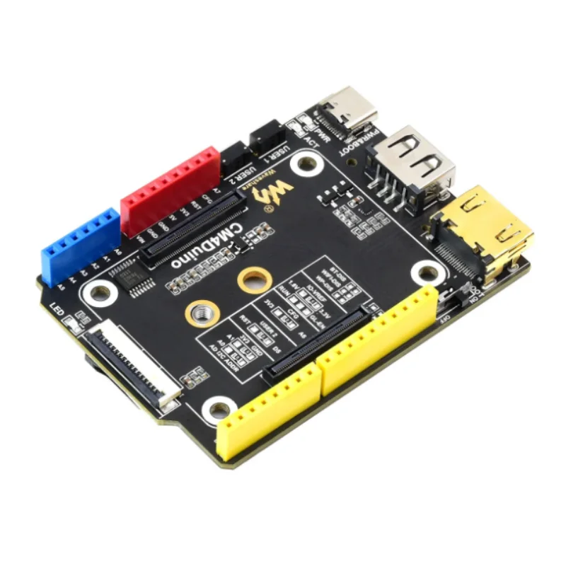 Arduino Compatible Base Board For Raspberry Pi Compute Module 4, HDMI, USB, M.2 Slot