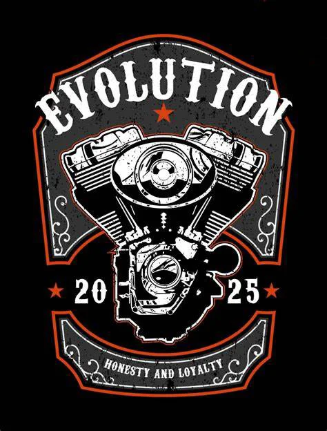 Motorcycle Evolution Engine T-Shirt 100% Cotton O-Neck Short Sleeve Summer Casual Mens T-shirt Size S-3XL