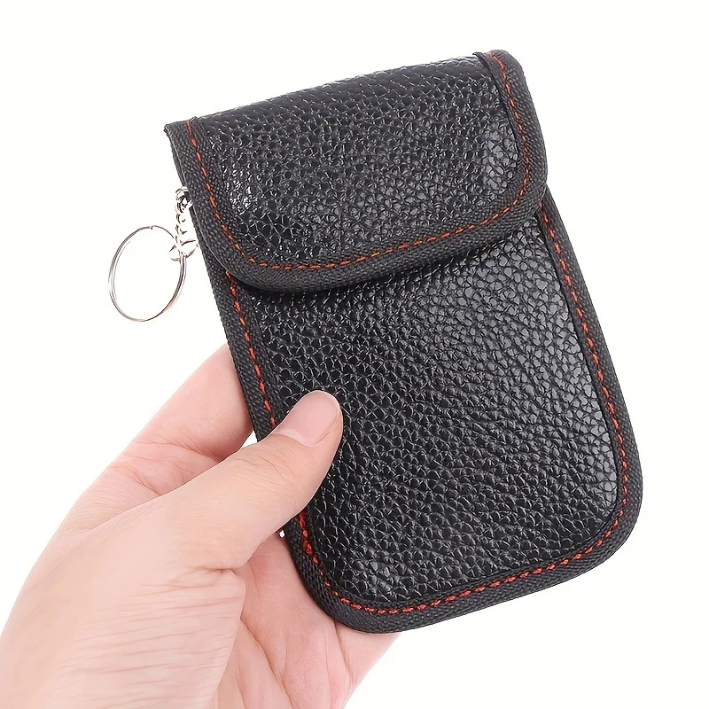 Card Car Key Box FOB Signal Shielding Bag RFID Shielding Key Credit Thickened Card Bag Privacy Protection Storage Box