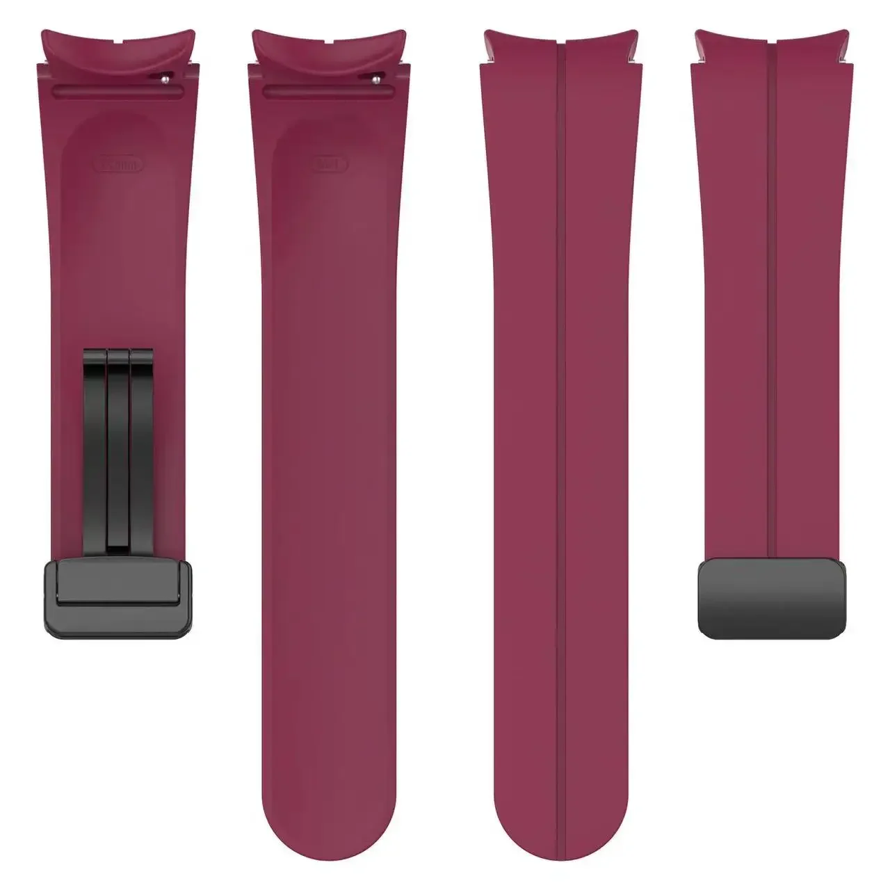 ไม่มีช่องว่างสายซิลิโคนสำหรับ Samsung Galaxy Watch 7/6/5/4/5 Pro 40mm 44mm 45mm สร้อยข้อมือแม่เหล็กต้นฉบับสำหรับนาฬิกา6 4 CLASSIC