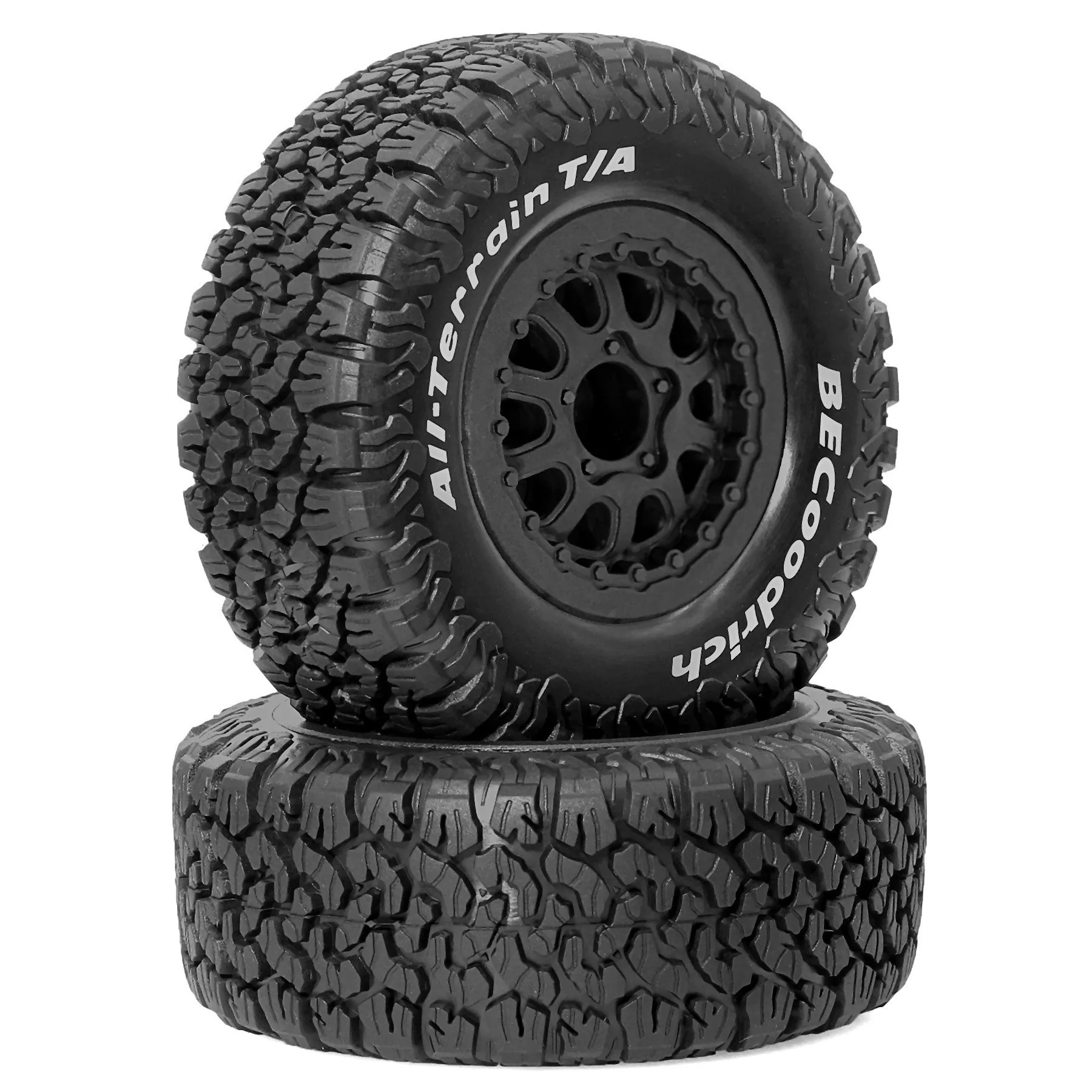 1:10 Pneumatici per camion Short Course Pneumatici in gomma 12mm Esagonale per 1/10 RC Auto Traxxas Slash Arrma Senton HuanQi 727 Vkar 10SC HSP Hpi Parti