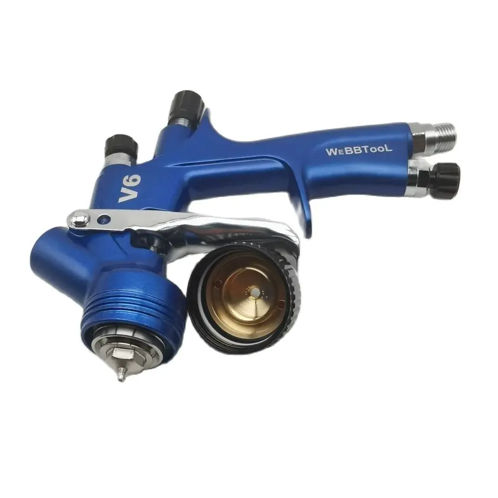 New Spray Gun V6 Pro 1.3MM Car Paint Spray Gun High Quality Varnish High Atomization Spray Paint Gun