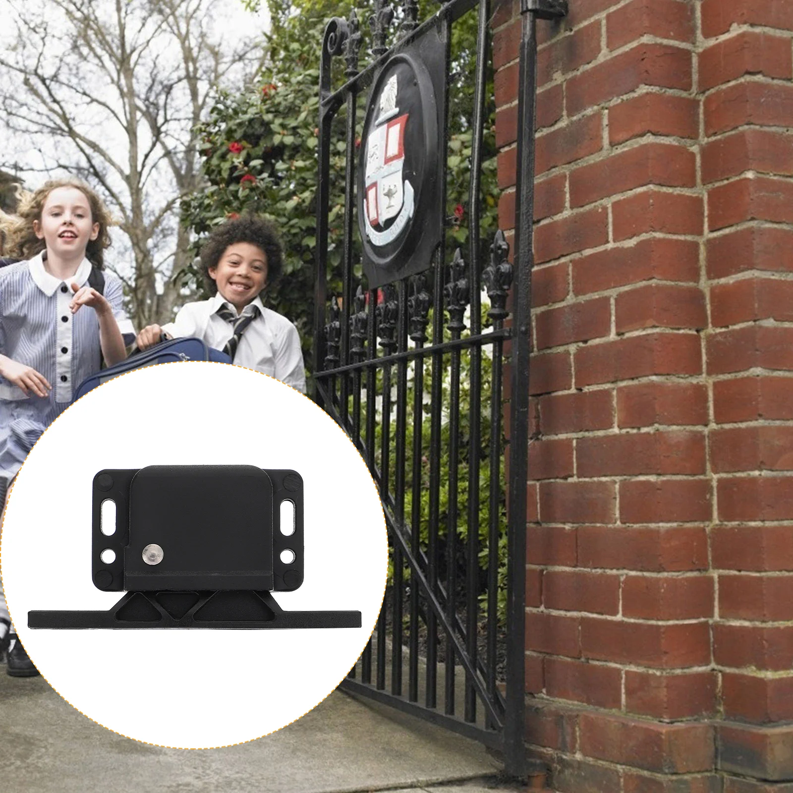 

Snap Hook Lock Door Privacy Side-mounted Latch Grabber Magnetic Force Plastic Passivated Catch Sliding Baby