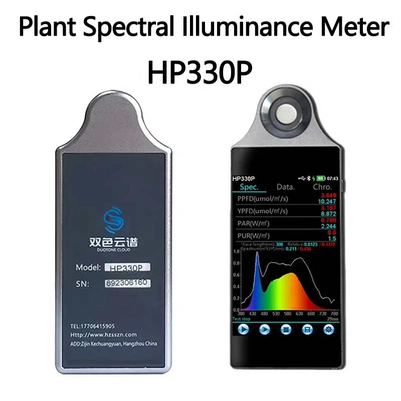 Hot Selling HP330P Spectral PAR Meter  Led Handheld Spectrometer