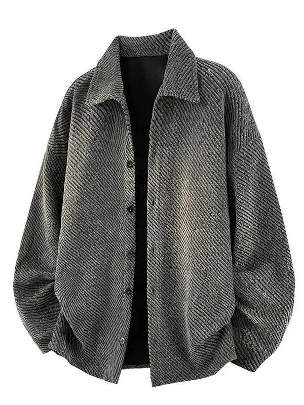 

Мужская повседневная куртка с воротником-стойкой Long Sve Fce на подкладке, осенне-зимняя куртка-стойка из полиэстера, молодежная мода